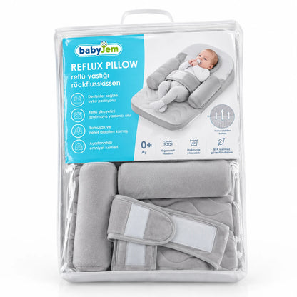 Babyjem Reflux – Jastëk Anti-Reflux me Mbështetje për Bebe