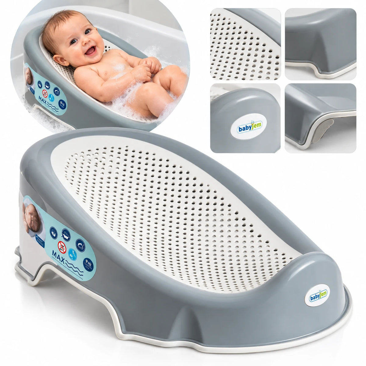 Babyjem Soft – Mbështetëse e Butë për Larjen e Bebes