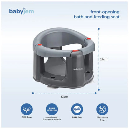 Babyjem Ulëse 2-në-1 për Banjë dhe Ushqim – Anti-Slip me Hapje Përpara