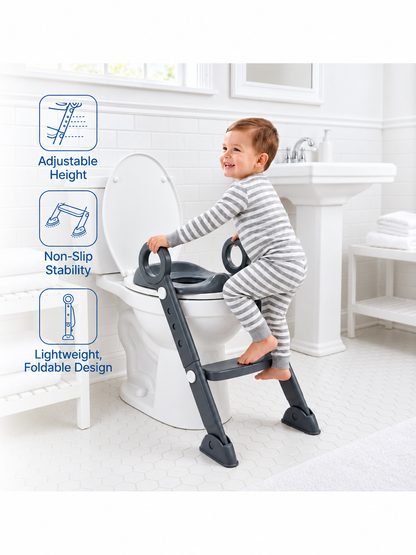Babyjem Ulëse – Adaptues WC i Palosshëm për Fëmijë me Shkallë