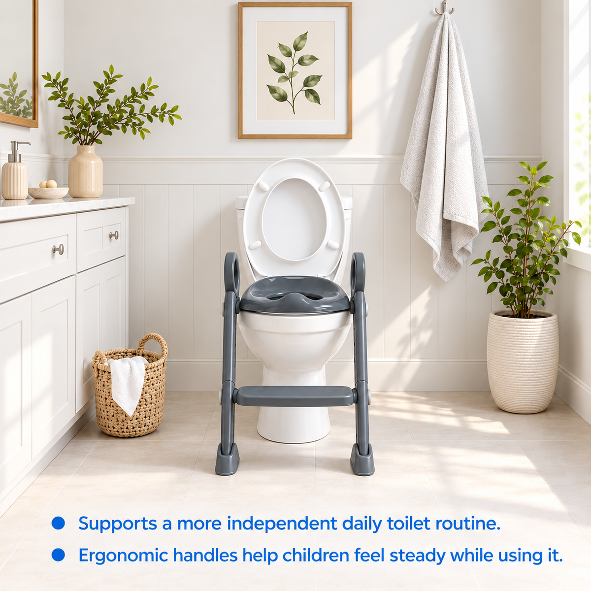 Babyjem Ulëse – Adaptues WC i Palosshëm për Fëmijë me Shkallë