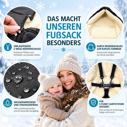 Babylux K12 Baby Sacco – Mbështjellës Dimëror për Karrocë