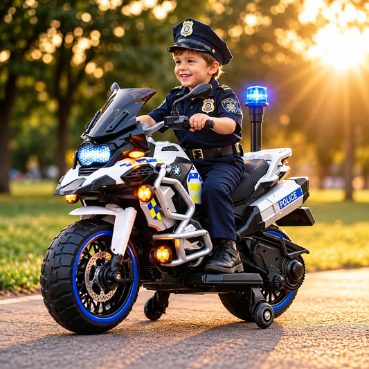 BMW GS 1250 – Motor Elektrik 12V për Fëmijë me Drita Rrotative dhe Alarm