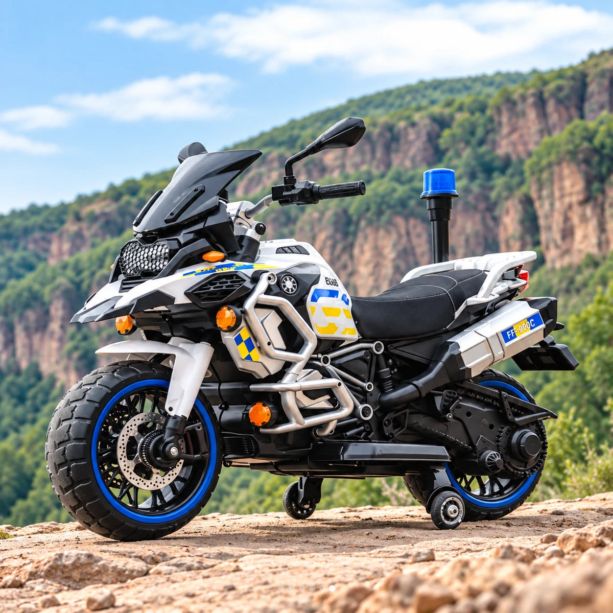 BMW GS 1250 – Motor Elektrik 12V për Fëmijë me Drita Rrotative dhe Alarm