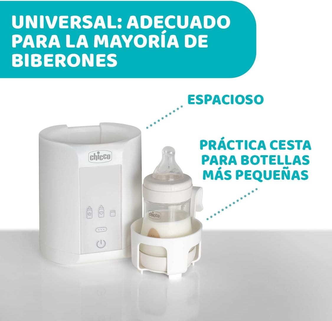 Chicco Home–Travel – Ngrohës për Biberon dhe Ushqim, 3 Programe, 220 W