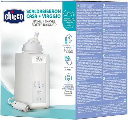 Chicco Home–Travel – Ngrohës për Biberon dhe Ushqim, 3 Programe, 220 W