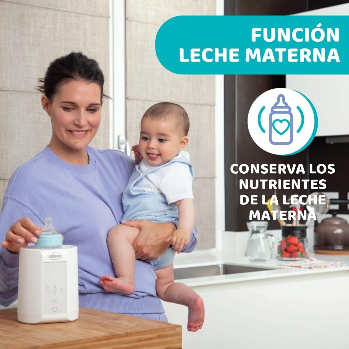 Chicco Home–Travel – Ngrohës për Biberon dhe Ushqim, 3 Programe, 220 W