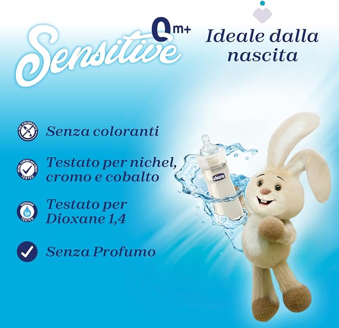 Chicco Pastrues për Shishe, Biberonë dhe Enë të Bebes – Baby Bottle Cleaner 300 ml