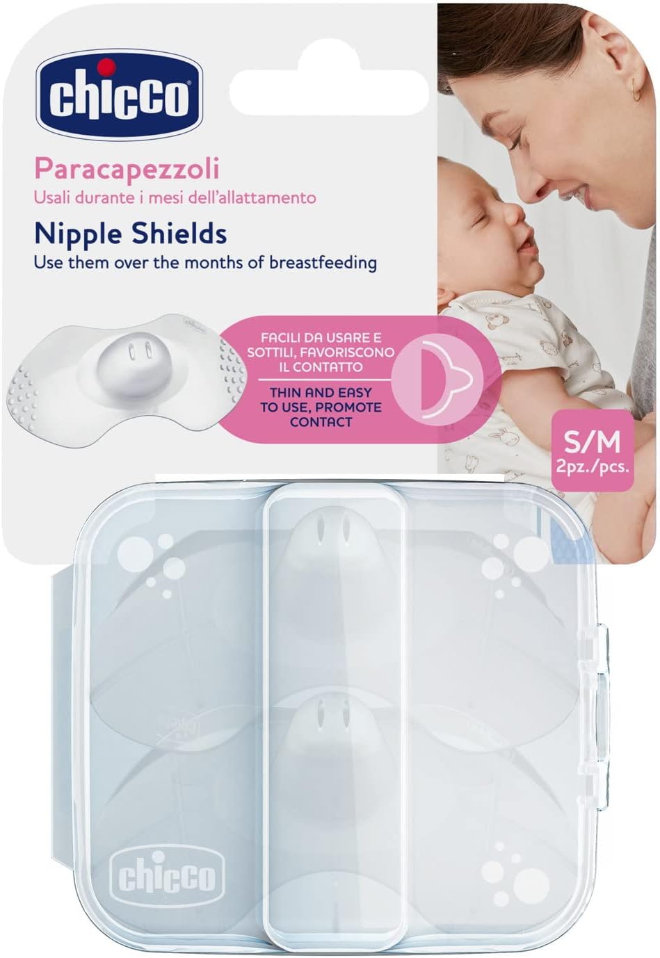 Mbrojtëse Silikoni për Thimtha Chicco SkinToSkin – 2 Copë