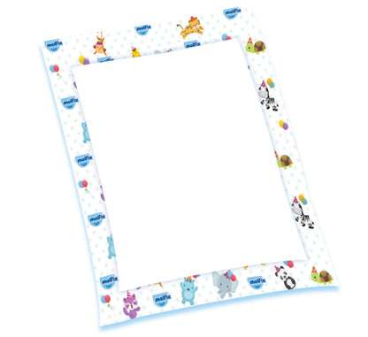 Molfix – Shtroja Njëpërdorimshme për Ndërrimin e Bebit, 60 × 60 cm – foto 1