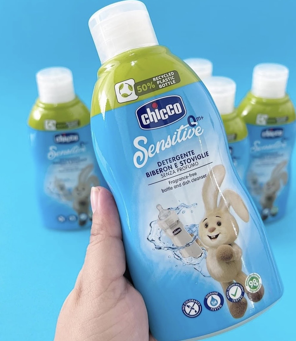 Chicco Sensitive – Detergjent për Shishe dhe Enë të Bebit 0+, 300 ml – foto 3