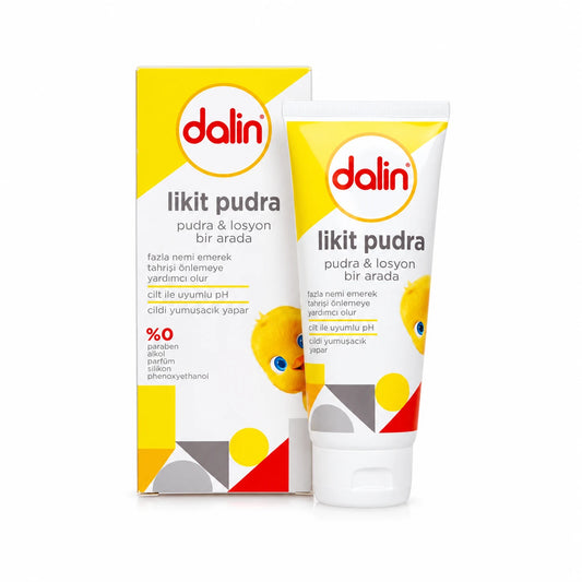 Dalin Pudër e Lëngshme për Bebe 100 ml – Pudër dhe Losion 2-në-1