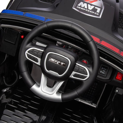 Dodge Charger SRT Police 12V – Makinë Elektrike Policie për Fëmijë me Telekomandë, Drita LED dhe Sirenë