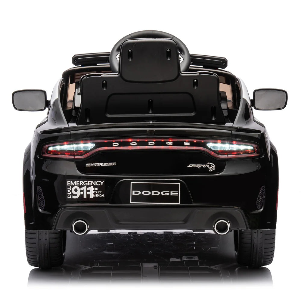 Dodge Charger SRT Police 12V – Makinë Elektrike Policie për Fëmijë me Telekomandë, Drita LED dhe Sirenë