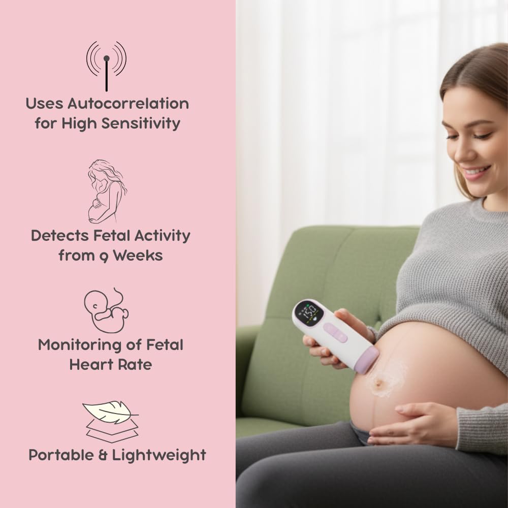 Aparat për Dëgjimin e Rrahjeve të Zemrës së Bebes – B-Arm Doppler Fetal
