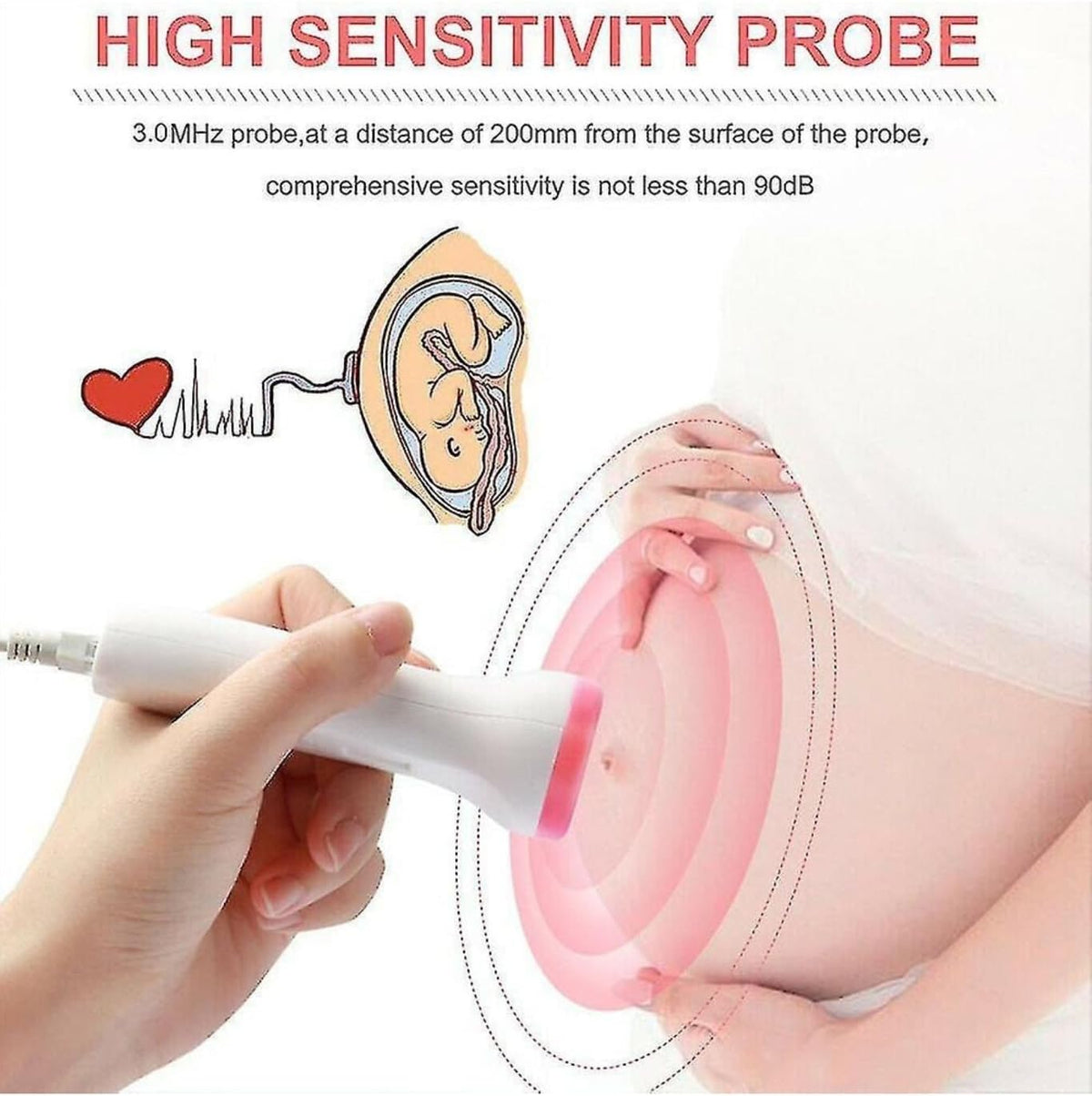 Aparat për Dëgjimin e Rrahjeve të Zemrës së Bebes – Doppler Fetal