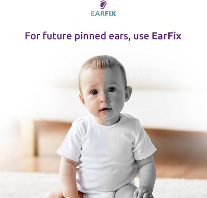 EarFix – Ngjitëse Korrigjuese për Veshët e Bebes, 6 Copë – Hipoalergjike dhe Rezistente ndaj Ujit (3+ Muaj)