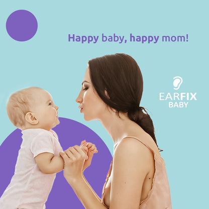 EarFix – Ngjitëse Korrigjuese për Veshët e Bebes, 6 Copë – Hipoalergjike dhe Rezistente ndaj Ujit (3+ Muaj)