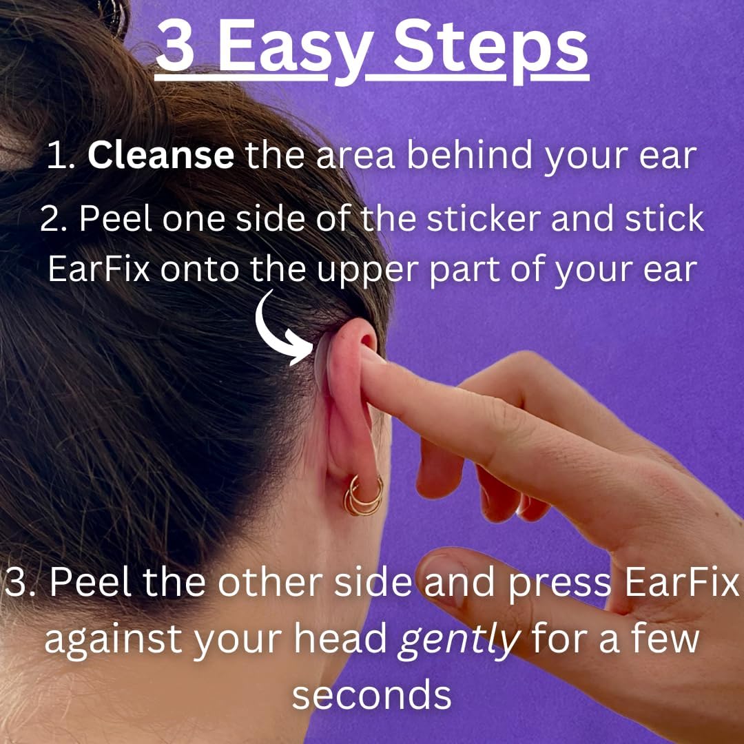 EarFix – Ngjitëse Korrigjuese për Veshët e Bebes, 6 Copë – Hipoalergjike dhe Rezistente ndaj Ujit (3+ Muaj)
