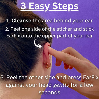 EarFix – Ngjitëse Korrigjuese për Veshët e Bebes, 6 Copë – Hipoalergjike dhe Rezistente ndaj Ujit (3+ Muaj)
