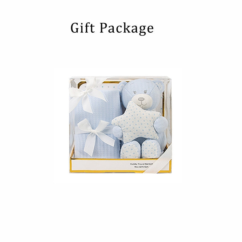 Set Dhuratë për Bebe – Batanije 100 × 75 cm dhe Lodër Pellushi, 2‑në‑1 – foto 5