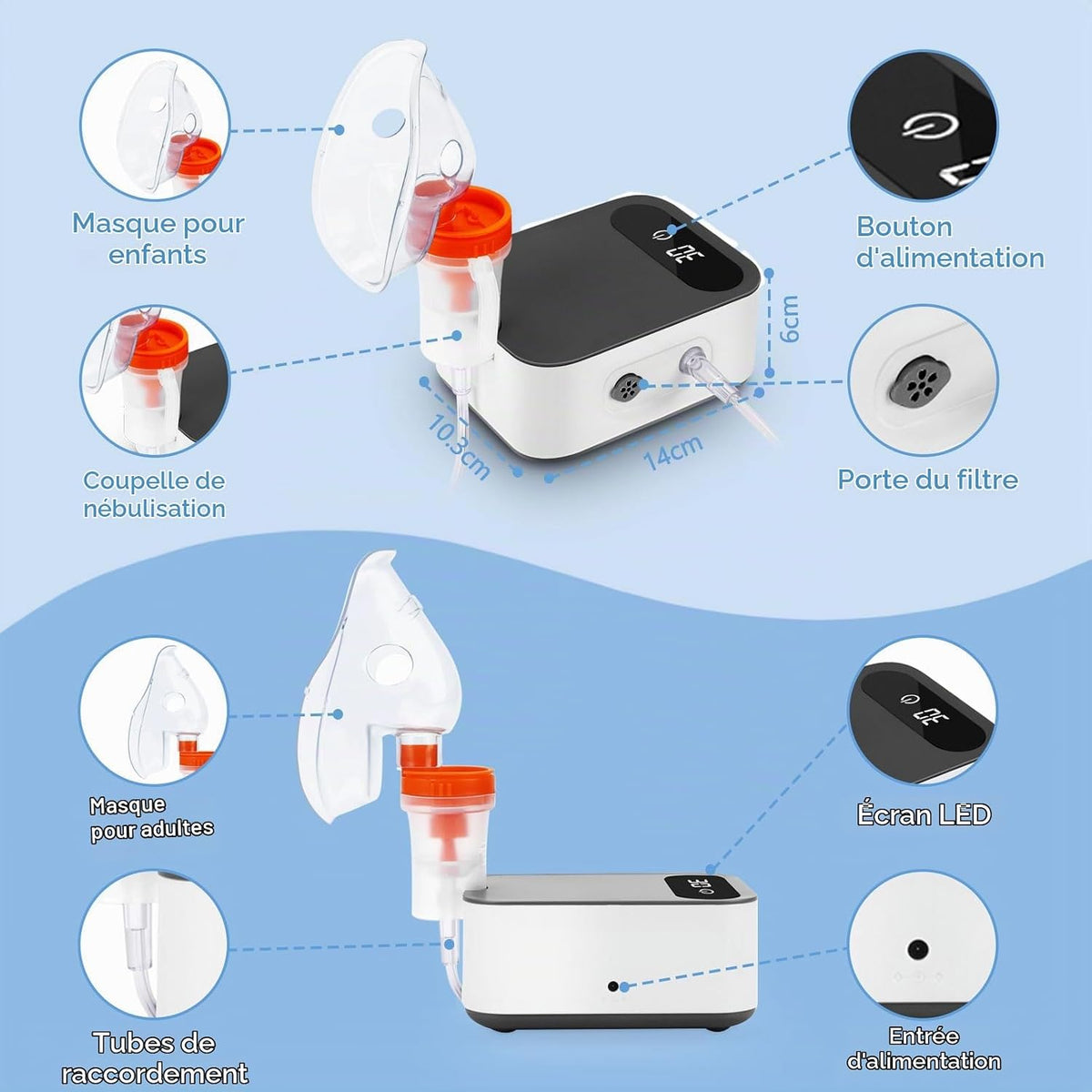 Fitcom CNB 69010 – Inhalator për Fëmijë dhe të Rritur