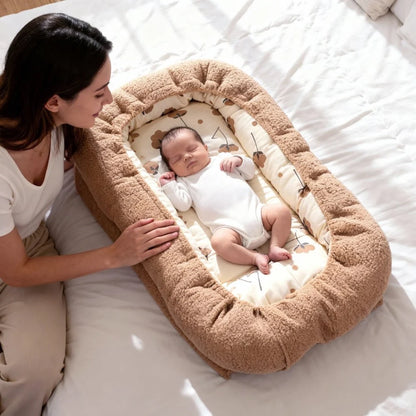 Fole Anti-Refluks për Bebe Teddy – Mini Shtrat me Pjerrësi 12°