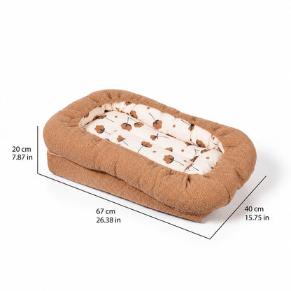 Fole Anti-Refluks për Bebe Teddy – Mini Shtrat me Pjerrësi 12°