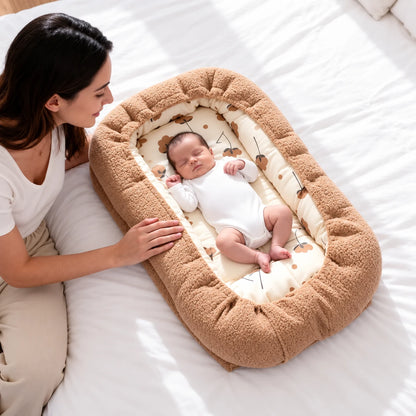 Fole Anti-Refluks për Bebe Teddy – Mini Shtrat me Pjerrësi 12°