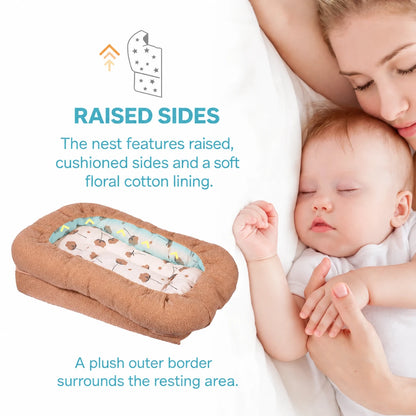Fole Anti-Refluks për Bebe Teddy – Mini Shtrat me Pjerrësi 12°