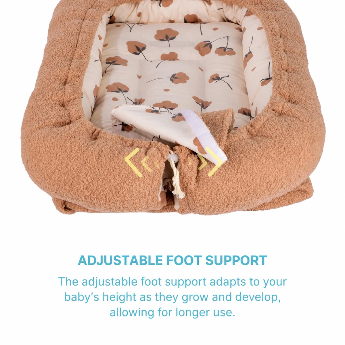 Fole Anti-Refluks për Bebe Teddy – Mini Shtrat me Pjerrësi 12°
