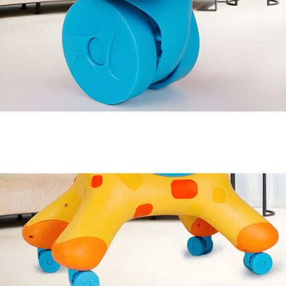 Giraffe 2-në-1 – Luhatëse Muzikore dhe Skuter Ride-On për Fëmijë