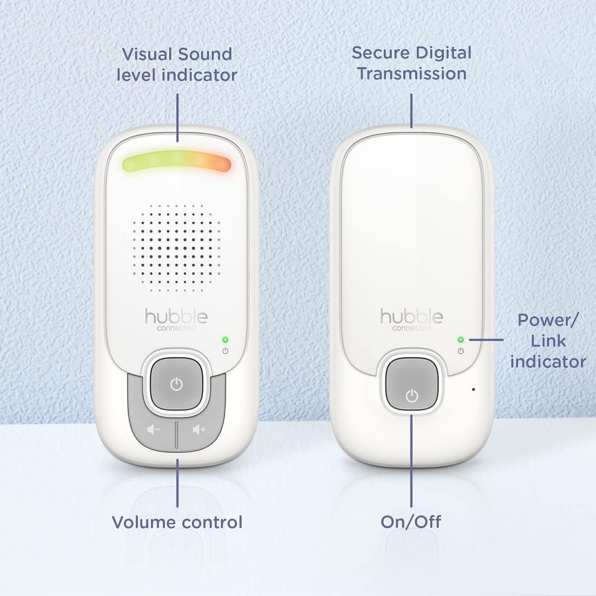 Hubble Listen – Interfon Audio për Bebe me Teknologji DECT dhe Tregues Vizual të Zërit
