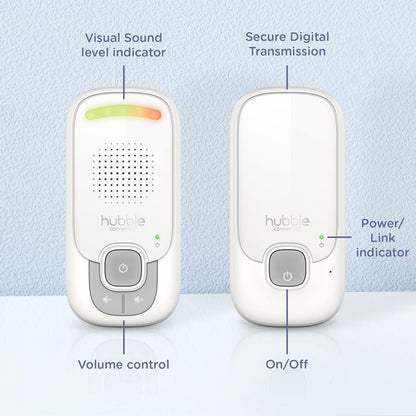 Hubble Listen – Interfon Audio për Bebe me Teknologji DECT dhe Tregues Vizual të Zërit
