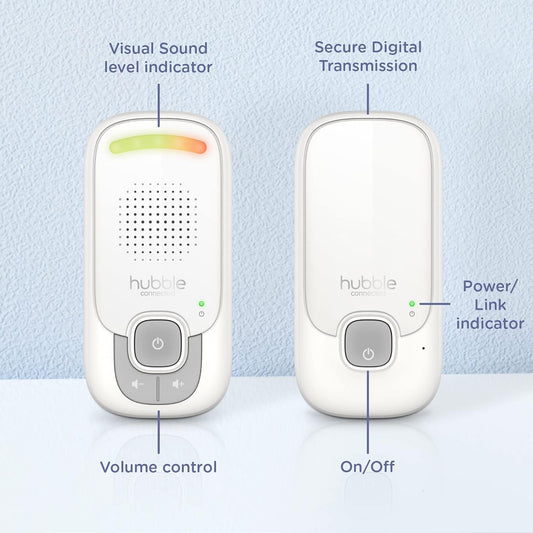 Hubble Listen – Interfon Audio për Bebe me Teknologji DECT dhe Tregues Vizual të Zërit