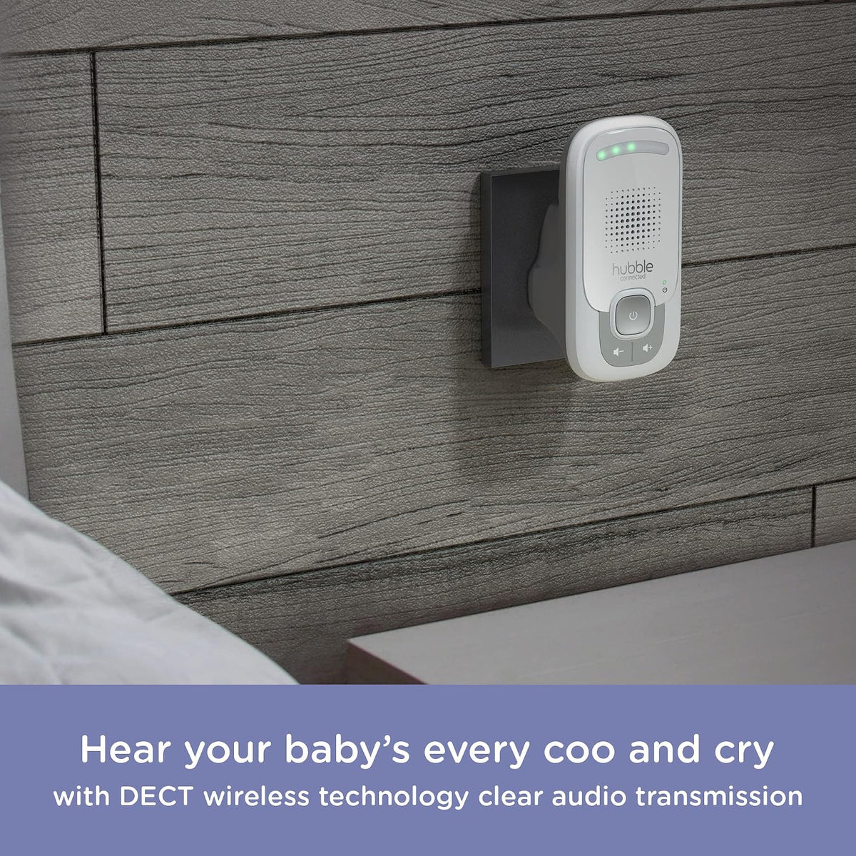 Hubble Listen – Interfon Audio për Bebe me Teknologji DECT dhe Tregues Vizual të Zërit