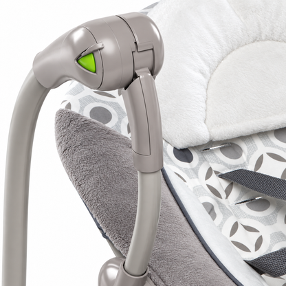 Ingenuity ConvertMe Swing-2-Seat Orson – Luhatëse dhe Ulëse Portative 2-në-1 për Bebe