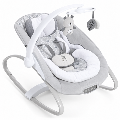 Ingenuity Smart Size Taylor Teddy 10639 – Luhatëse Elektrike dhe Relaksuese 2-në-1 për Bebe