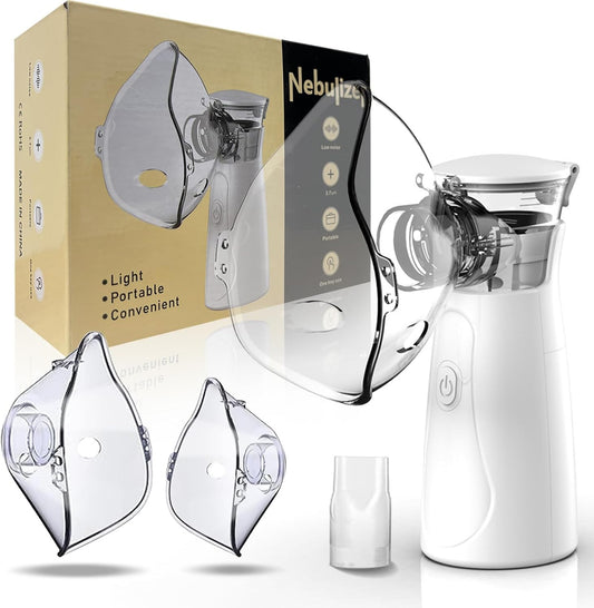 Inhalator Elektrik Mesh – Nebulizator Portativ për Fëmijë dhe të Rritur me Teknologji të Avancuar të Inhalimit