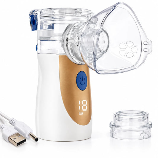 Inhalator Elektrik Portativ Mesh për Fëmijë dhe të Rritur – Nebulizator