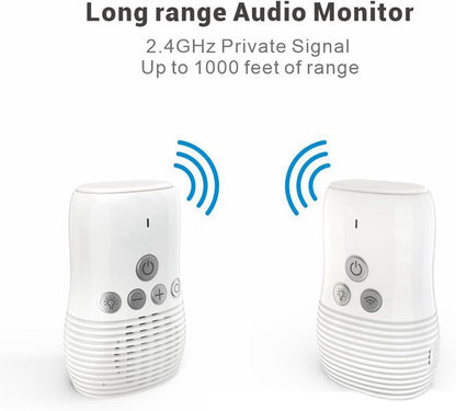 Interfon Audio për Bebe 2.4 GHz – Komunikim Dykahësh dhe Dritë Nate