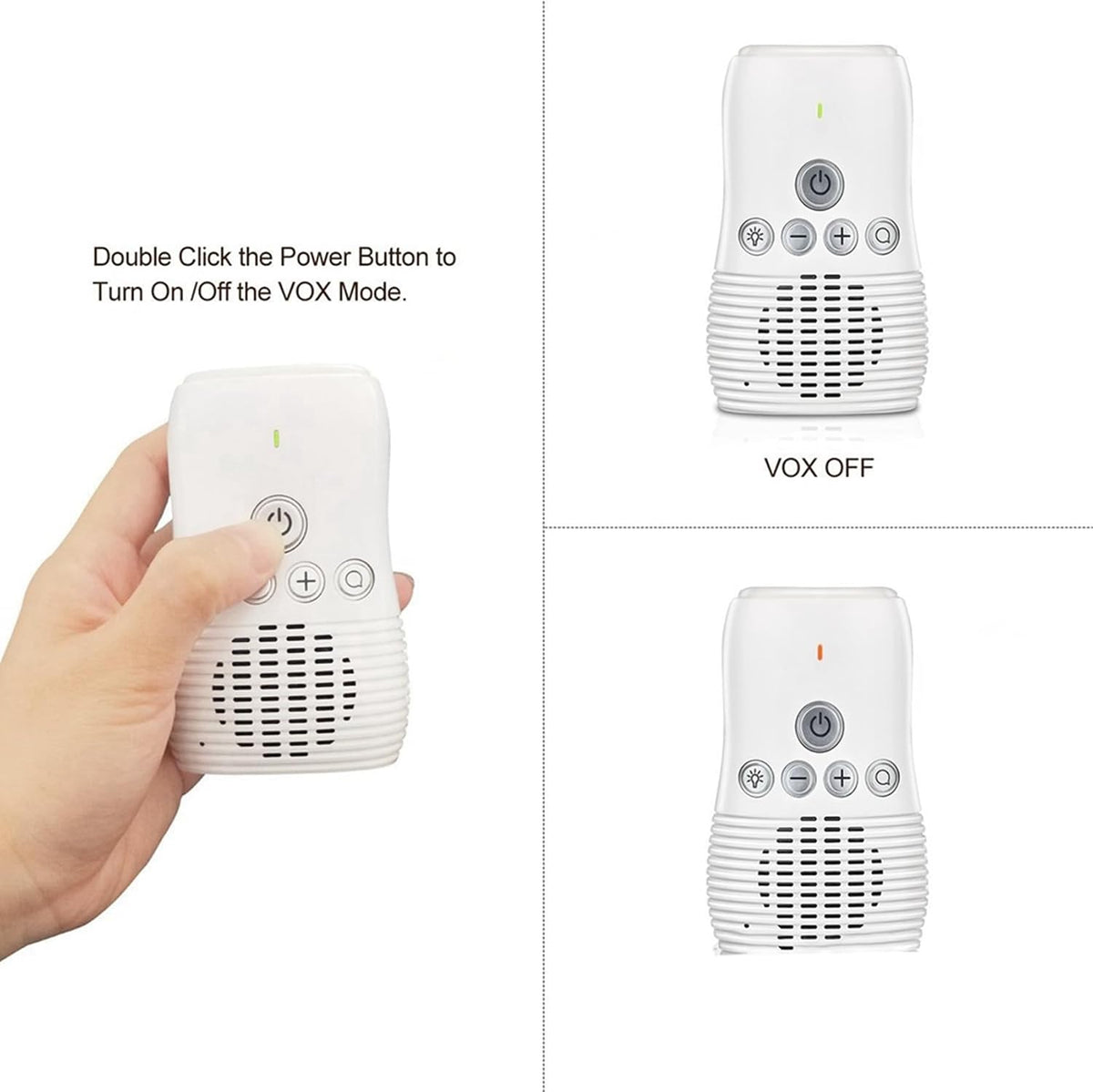 Interfon Audio për Bebe 2.4 GHz – Komunikim Dykahësh dhe Dritë Nate