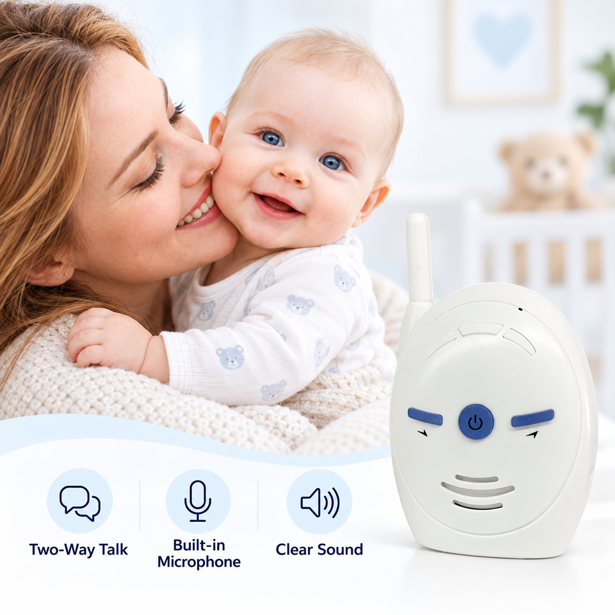 Interfon Audio për Bebe – Komunikim Dykahësh dhe Monitorim Zanor
