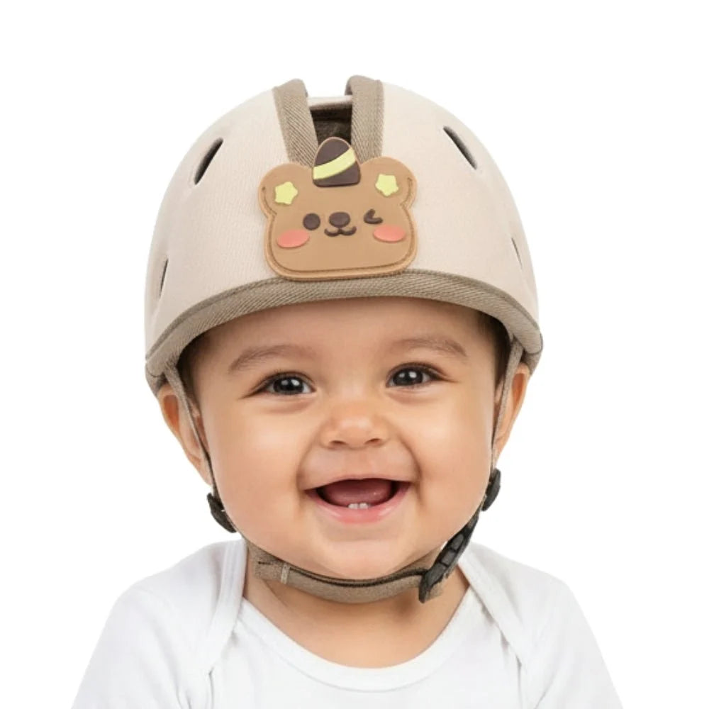 Kapelë Mbrojtëse për Kokën e Bebes, 0–48 Muaj – Baby Bear Safety Helmet