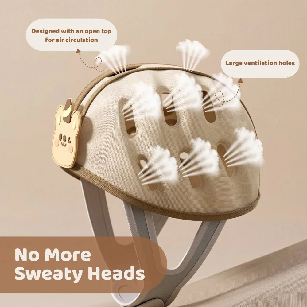 Kapelë Mbrojtëse për Kokën e Bebes, 0–48 Muaj – Baby Bear Safety Helmet