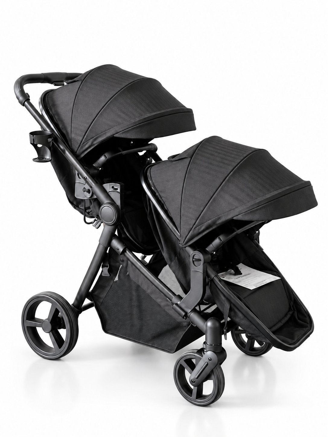 Karrocë për Binjakë Umbrella Sneaker – Black