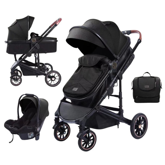 Karrocë Burbay H6 – Set 3 në 1 për Bebe