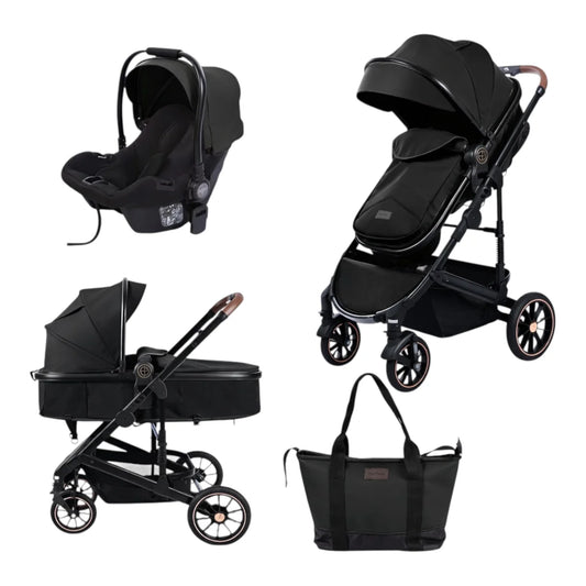 Karrocë Burbay H6 PU – Set 3 në 1