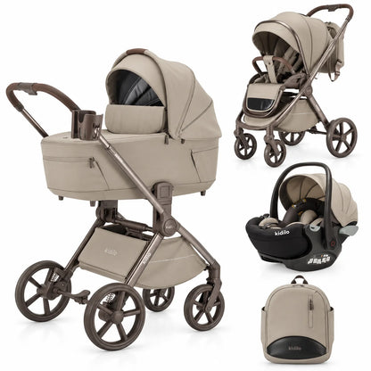 Karrocë Kidilo Ancona – Set 4 në 1 për Bebe