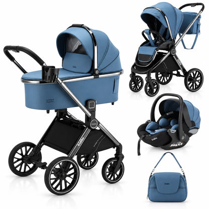 Karrocë Kidilo Genova – Set 4 në 1 për Bebe